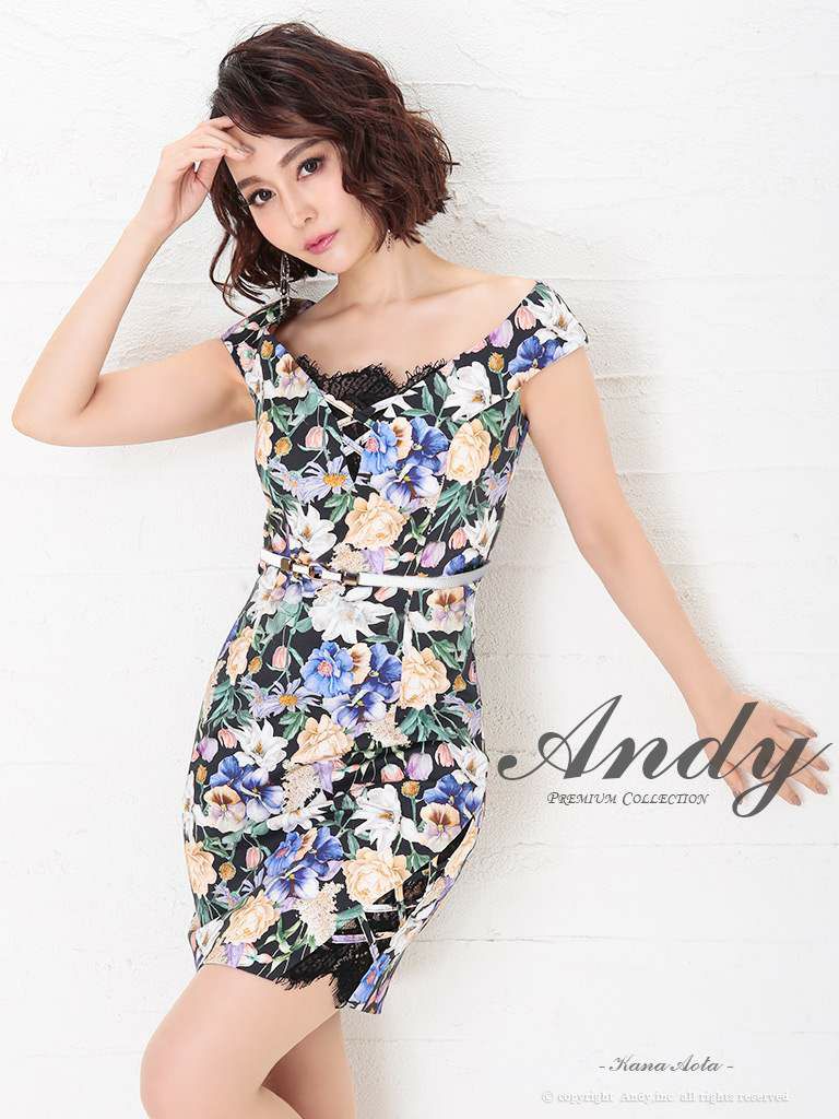 【ANDY/アンディ】レースペプラムドレス ITK