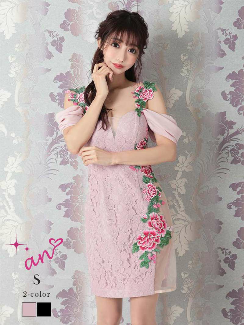 【an/アン】シアースリーブタイトドレス ITK