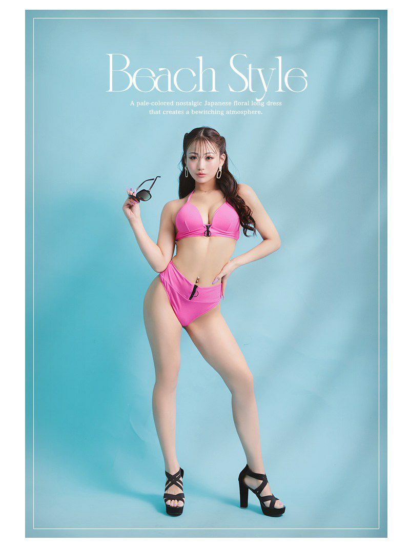 NO ROMANCEパンク ギャル×ピュア 百合風サマービキニセットy2k00s m-style / PS lovers triangle