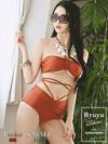 水着 2wayホルターネックバンドゥビキニ2点セットレディース水着【Ryuyu】