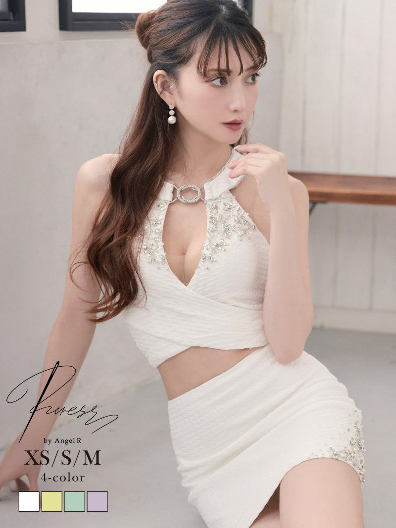 【Angel R/エンジェルアール】上品セクシーセパレートミニドレス