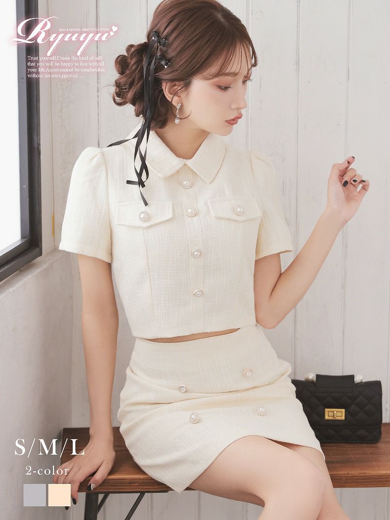 ドーリークラシカルツイードセットアップドレス【Ryuyu】